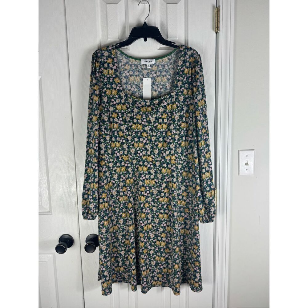 NWT Gilli Womens Floral Dress Size 3x